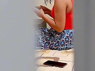 i spied sexy latina miranda upskirt miniskirt hidden cam ass