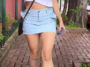 flashing wet tiny white crop top brazilian carnival party crazy