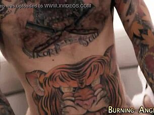 Kinky goth slut gets wild facial 😈💦