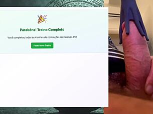 powerful 19cm cock endures endless workout tease!
