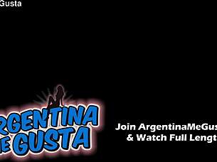 jiggly latina ass puffy pussy in tight thong