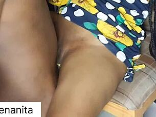 dancing alone then stranger sneaks in for wet creampie pounding