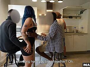 hey boyfriend's cooking while i cheat getting roughly fucked at home