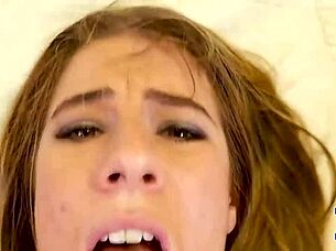 Horny tara ashley rides miles' cock to squirting orgasm