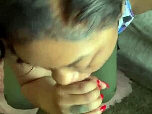 Damn, that sloppy ghetto head feels so good!