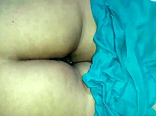 Young village teen's first hardcore anal with big cock shattering her ass