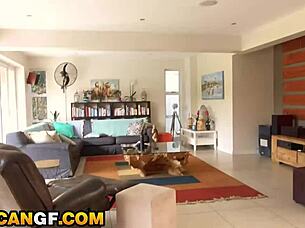 Ebony Realtor Falls for American Tourist's Tricky Interracial Facefucking Domination