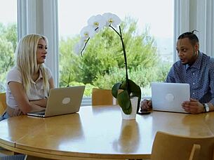 College Cutie Lily Larimar Tempts BBC Coach Into Pussy Pounding