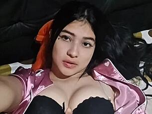 hot latina mature wakes up horny for solo pussy rub