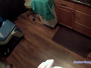 dr tampa trades sex with helena price's small tits ass and fetish gloves backstage!