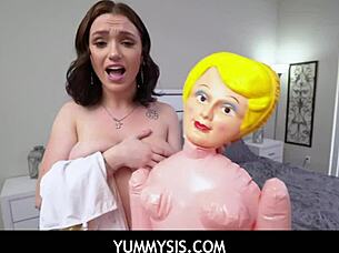 Step Bro Pays Gracie Gates to Be His Fuck Doll