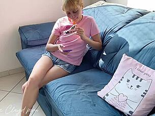 she craved my lollipop creampie straight in mouth