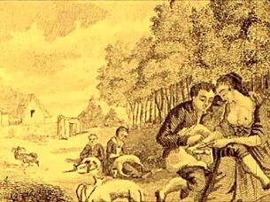 Vintage Erotic Illustrations Of Bent Over Doggystyle Action