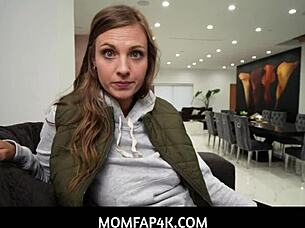 hot stepmom kenzie love asks would you spray my big booty stepson?