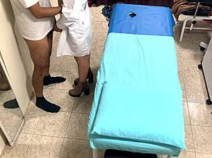 leaked argentinian doctor nataly's intimate patient doggystyle with cute model ass!