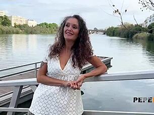 giggling gilf mavi craves double young cocks badly