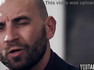 Horny mature teachers double stuff petite teen student in classroom frenzy!