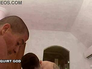 brad knight ruthlessly face fucks submissive lana wolf's throat deep