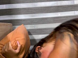 i pound nerdy latina's pussy at office pov daniela andrea