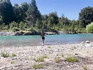 hey argentina, your petite tattooed ass made me explode in the woods