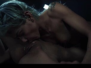 wet messy girls dive into extreme lesbian squirting scissoring party