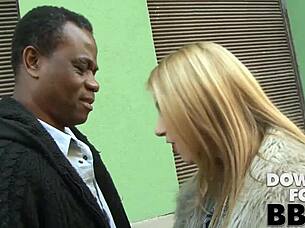 you ever seen a hungarian blonde beg for bbc like this?