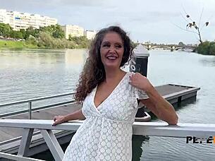 giggling gilf mavi craves double young cocks badly