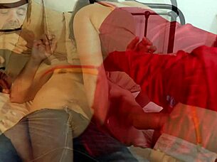 french amateur in garter belt stockings heels rimming deepthroat cumshot