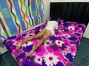 skinny 18yo horny teen swallows stepdad's full load 😈💦