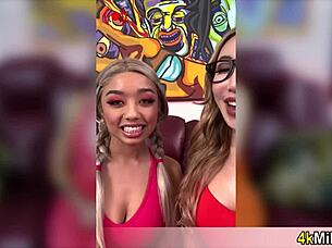 pretty asian roommate vs me and busty gf freeuse weekend