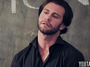 Horny mature teachers double stuff petite teen student in classroom frenzy!