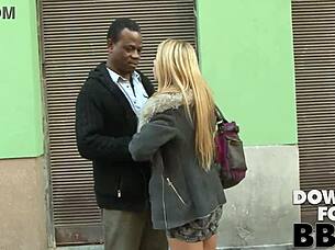 you ever seen a hungarian blonde beg for bbc like this?