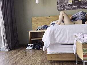 capitalina rides cock at hotel ignoring husband calls