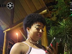 fiery ebony latina orgy rocks sao paulo night