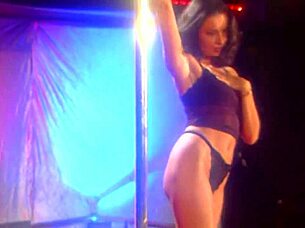 ashley sizzles in hot lingerie body competition stripping teasingly