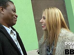 you ever seen a hungarian blonde beg for bbc like this?