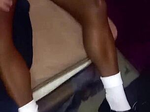 hot 18yo stepdaughter masturbates with stepdaddy cums on small tits