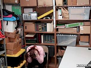 Officer Shoves Cock Balls-Deep in April Reid!