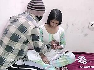 horny indian stepmom bends over for rough homemade fuck