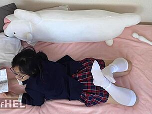 stuffing gummy candy in panties while i masturbate naughty college girl vibes 🍭😈💦