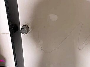 landlord demands rent hides husband bathroom fucks wet pussy creampie