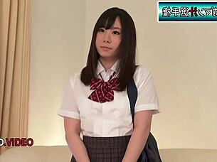 Naughty Japanese Student Ichika Ayamori's Sensual JAV Passion Play