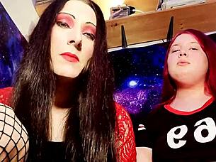 tranny cocks force pov suck homemade oiled shemale couple