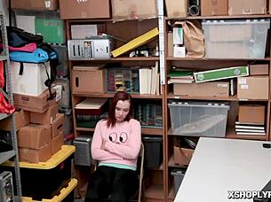 Officer Shoves Cock Balls-Deep in April Reid!