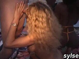 lesbian teen 18+ fucks amateur milfs with toys strapon in outdoor compilation 🍆💦