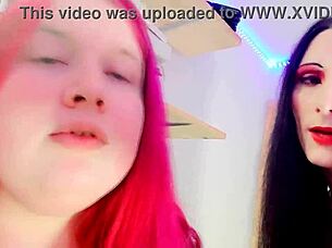tranny cocks force pov suck homemade oiled shemale couple