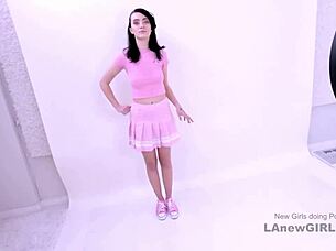 Cute Brunette Teen Fucked Hard in Daddy Roleplay Mixup