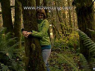 Handcuffed to Forest Tree, Desperate Pee Urge Builds!