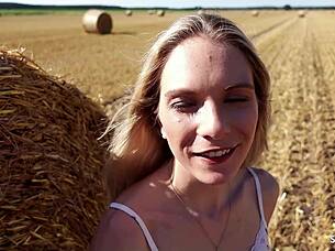 German blonde teen, wanna risk outdoor fuck on our first date?