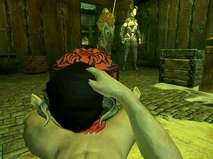 skyrim succubus deepthroats cock pov outdoor whore style